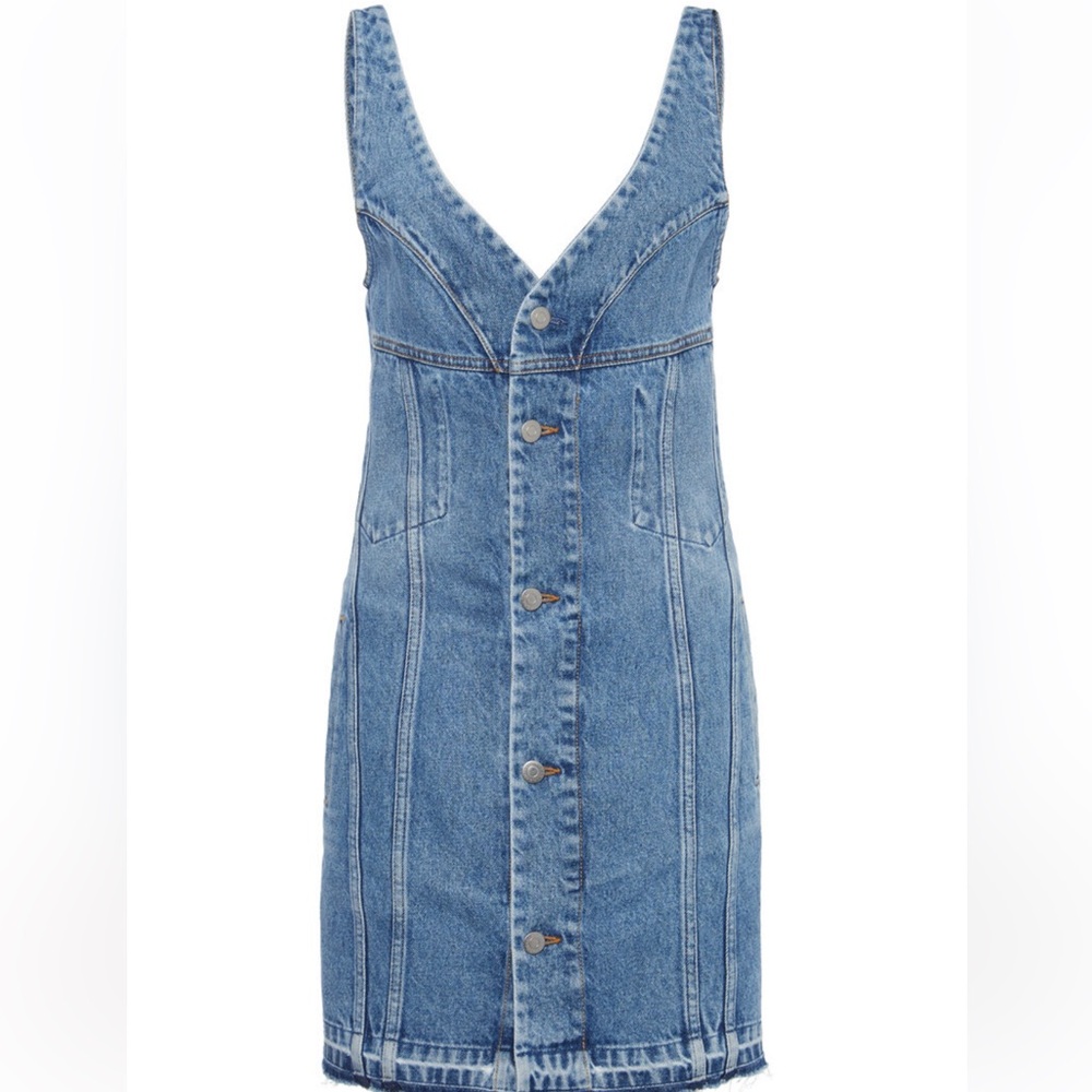 Stella McCartney Blue Denim Mini Dress